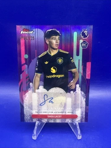 2026 Topps Premier League Finest - Shea Lacey Purple Rookie Auto /125