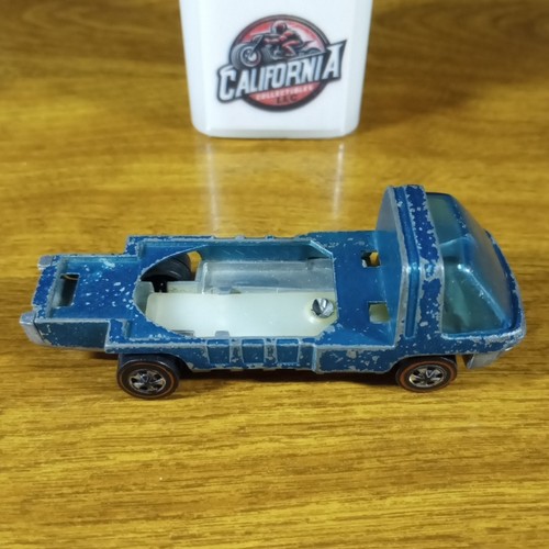 Hot Wheels The Heavyweights Redline Cement Mixer Dump Truck Aqua Hong Kong 1970