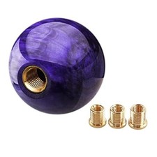 Round Ball Shift Knob Universal Marble Style Gear Shift Marble Style-purple