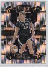2024 Panini Select WNBA Concourse Silver Flash Prizm Kate Martin Rookie RC jc3