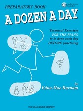 A Dozen a Day Preparatory Book Beginner Piano Learn to Play Music  Online Audio