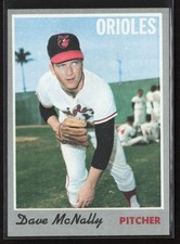 1970 Topps #20 Dave McNally (VG) (light stain