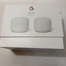 Google Nest Wifi Router and Point - Snow