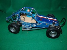 Vintage Tamiya Fast Attack Rc Vehicle Sand Blaster Tires Parts Or Repair
