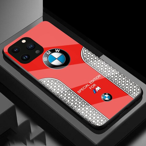 Funda de teléfono iPhone 16 15 14 Pro Max Plus 13 12 diseño logotipo BMW lujo a prueba de golpes. - Imagen 10 de 10