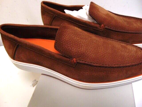 SANTONI MOCASSINI 43 VERA PELLE RENNA 550.00 CARTELLINOAUTENTICHE SAN-0102z - 第 2/8 張圖片