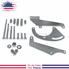 For Small Block Chevy Ac Air Compressor Bracket Driver Side Long Water Pump Lwp