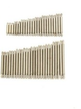 Stainless steel watch pins, sizes 6mm - 25mm. Sold in pairs