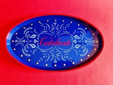 🔴 Large Vintage Cordial CAMPARI Tray Orig 1970s