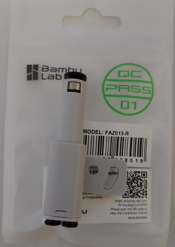 OEM Bambu Lab 4-in-1 PTFE Splitter Tube Adapter P1/X1 Series FAZ013-R - Afbeelding 2 van 2