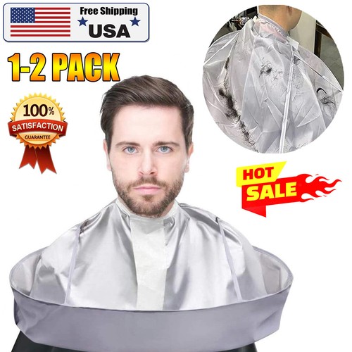 2×Salon Hair Cutting Cape Cloak Umbrella Barber Gown Cloth Hairdressing Home Use - Picture 14 of 14
