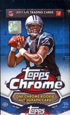2011 TOPPS CHROME FOOTBALL HOBBY 12 BOX CASE BLOWOUT CARDS
