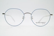 Brille BLACK FOREST BF072 Silber Blau Oval Br...