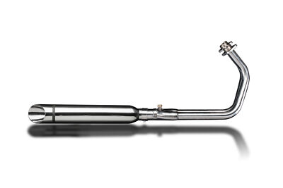 Delkevic 2-1 Exhaust Kawasaki Vulcan S 16'' Round Muffler Slash Cut Tip 15-21