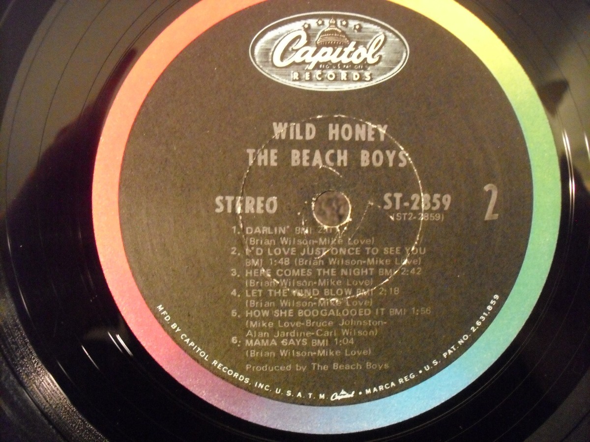The Beach Boys, Wild Honey, Capitol Records ST 2859, 1967, Pop