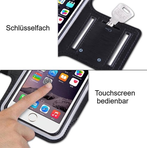 Bracelet pour Samsung Galaxy A33 5G bracelet de sport sac de bras sac de sport housse de course - Photo 6/7