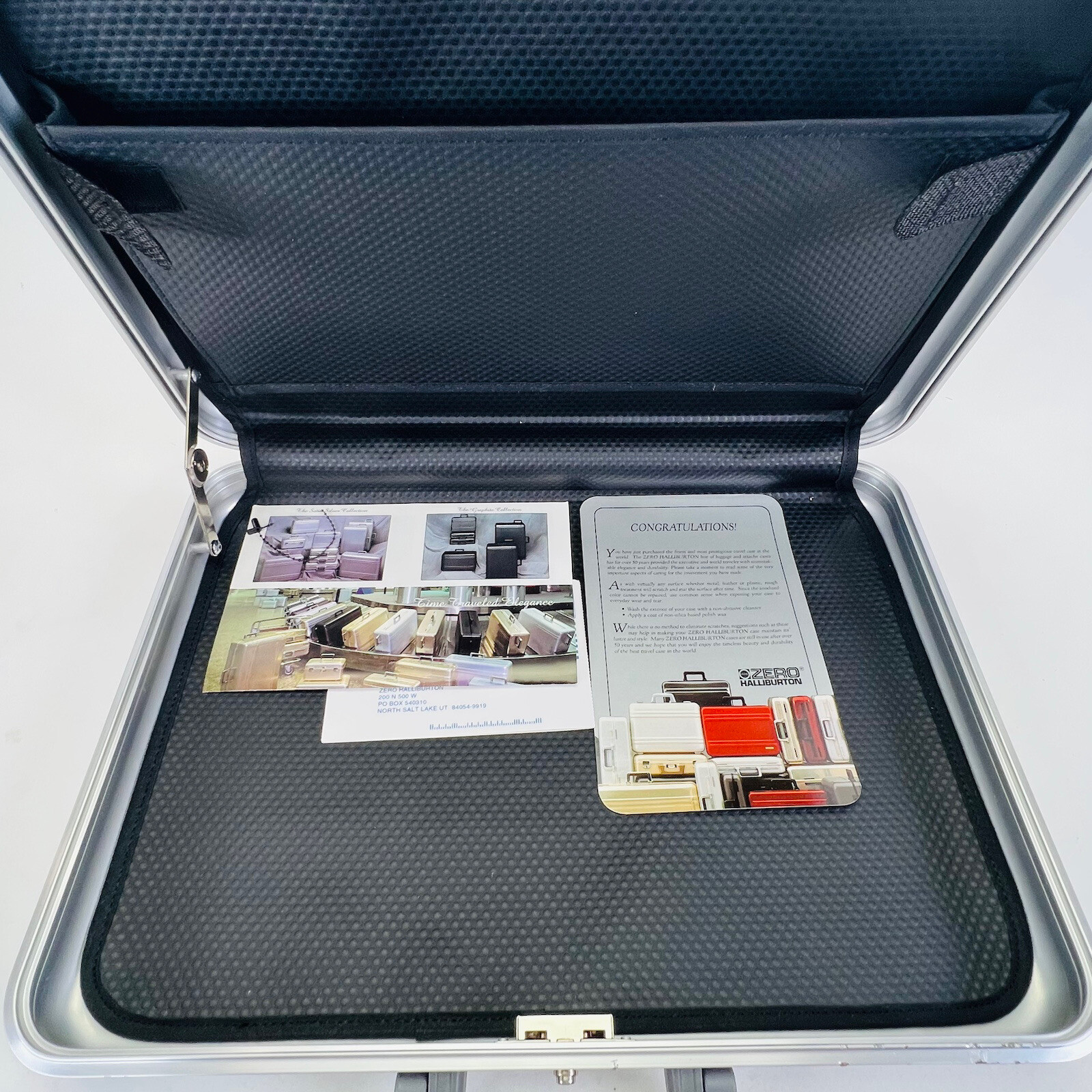 Zero Halliburton Z2 Aluminum Briefcase NO KEY eBay