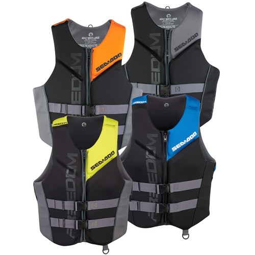 Sea Doo Freedom Mens Neoprene Life Jacket Seadoo Jet Ski Neo Riding