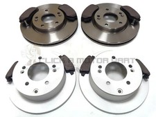 FRONT & REAR BRAKE DISCS AND PADS SET NEW FOR KIA SOUL 1.6 & 1.6 CRDi 2009-2014