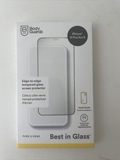 BodyGuardz 2 Edge Pure Screen Protector Tempered Glass For iPhone 11 Pro/Xs/X