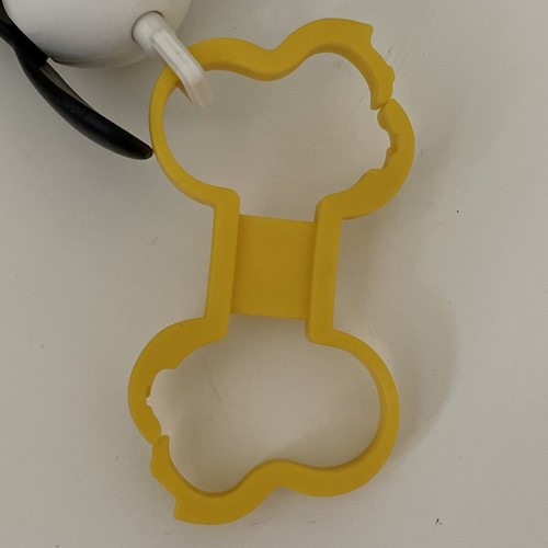 Snoopy Key Chain McDonald's Happy Meal Toy Rotating Head Propeller Backpack Clip - Picture 7 of 8