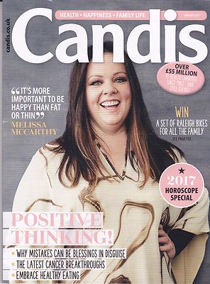 CANDIS UK Magazine January 2017, Melissa McCarthy cover & interview