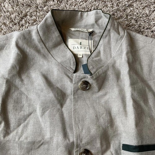 Darzi Women’s Beige Linen Vest Button Down Size 3XL - Picture 3 of 8