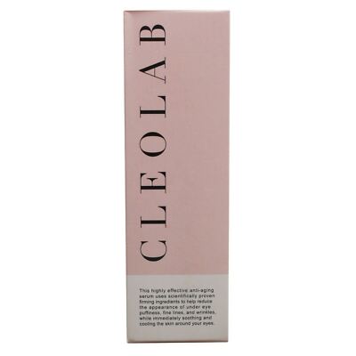 CLEOLAB High-Effec Anti-Aging Serum Rids Eyes of Puffiness Smooths Wrinkles .5oz