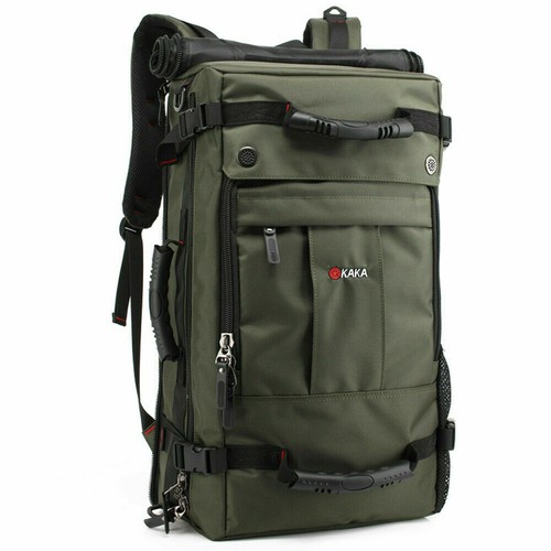 40L Large Capacity Men Shoulder Backpack Polyester Travel Messager Luggage Bag - Picture 8 of 13