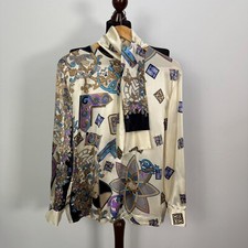 louis feraud vintage silk blouse