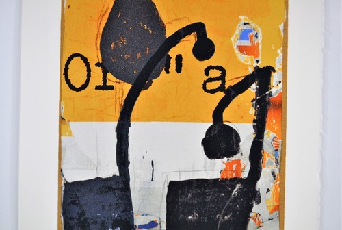 MIMMO ROTELLA serigrafia cm. 60x80 "Mirò in nero" - I maestri del 900 - Picture 3 of 7