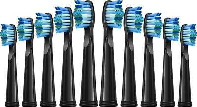 10 Elektrische Zahnbürstenköpfe für Fairywill D7/D8/507/508/551/515/2011/917/959