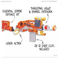 nerf zombie blowdart blaster