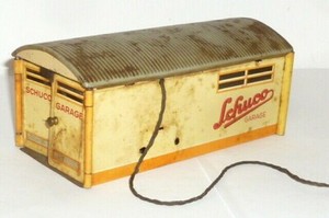 Alte Schuco Auto Garage 1500 Blechspielzeug car für Blechauto