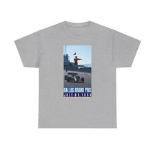 1984 Dallas Formula 1 Grand Prix Nigel Mansell Lotus 95T Gildan Heavy Cotton Tee