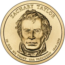 2009 P Zachary Taylor Presidential Dollar Coin