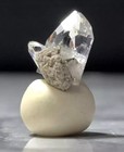 RARE LUSTROUS GLASSY GEMSTONE CLEAR TOPAZ CRYSTAL MINI BRILLIANT MATRIX +gift — photo 4