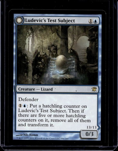 Magic the Gathering MTG Ludevic's Test Subject / Ludevic's Abomination Innistrad