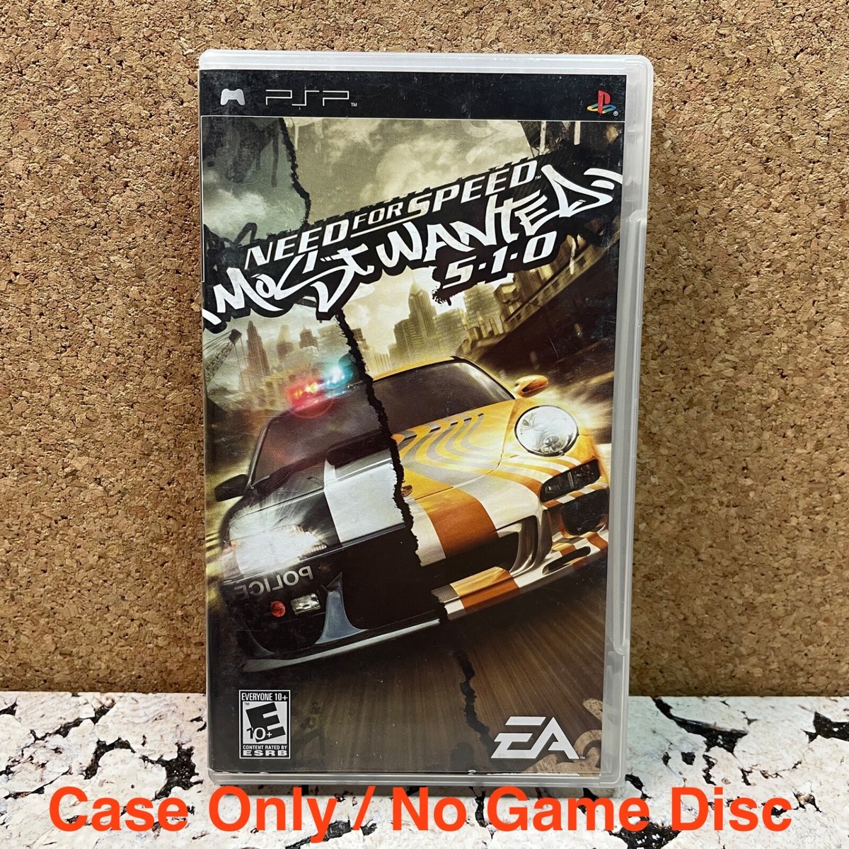 Need for Speed: Most Wanted - Sony PSP - (Case Only) No Game