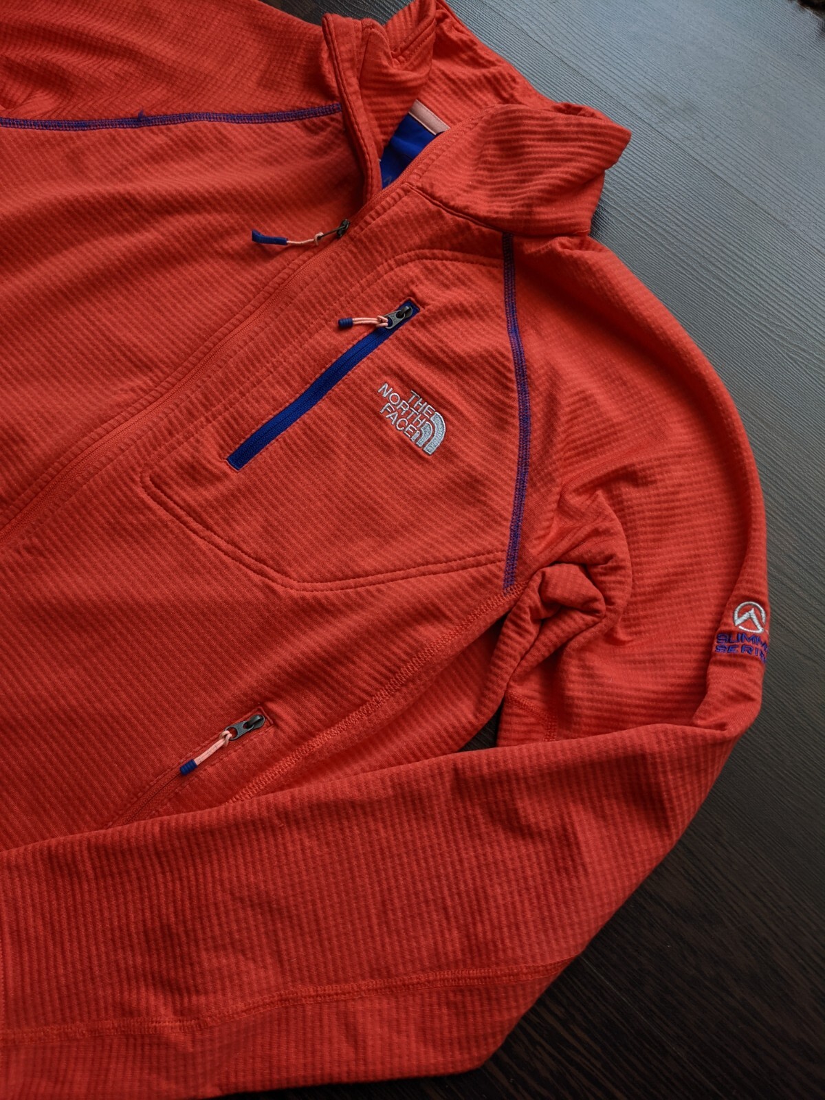 Women The North Face Summit Series Stretch Fleece Full Zip Jacket size L Hiking