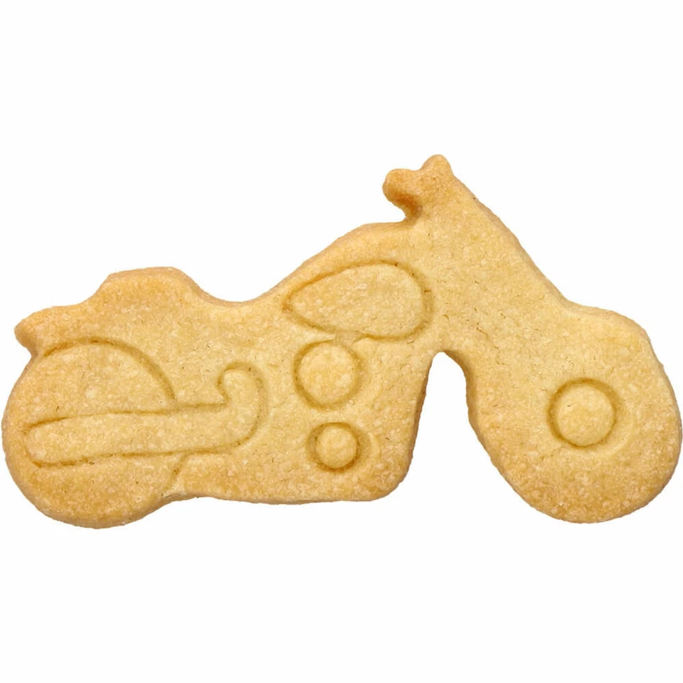 Birkmann Ausstechform Motorrad Ausstecher Plätzchenform Plätzchen Edelstahl 8 cm - Bild 2 von 3