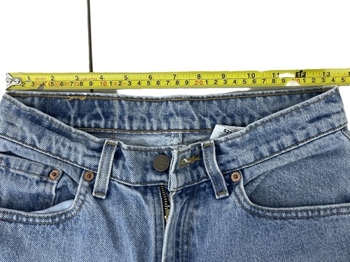 Levi's 521 Womens Denim Jeans Size 6M Light Wash High Waist Tapered Leg Vintage - Picture 9 of 13