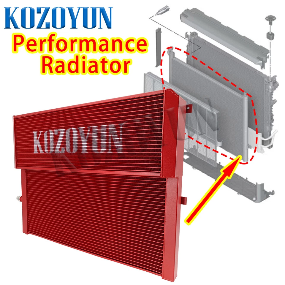 Intercooler intercambiador de calor actualización para BMW B58 540i 540ix G30 G31 xDrive 16-23 Foto 2 de 4