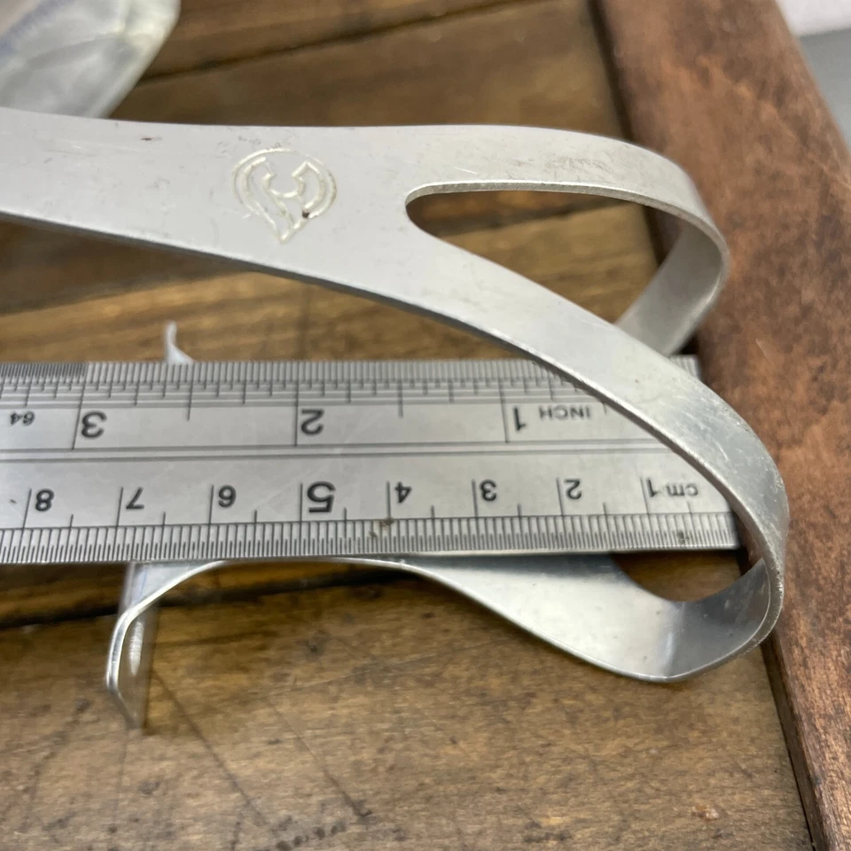 Vintage Cinelli Pedal Toe Clip 1 Orphan 2 Bolt Italy Two Bolt Road Race 65 mm - Image 3 of 4