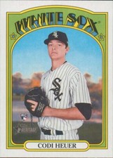 2021 Topps Heritage High Numbers RC #555 Codi Heuer - FREE SHIPPING!