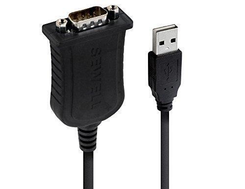 Sewell Instacom USB to Serial Adapter 2' with Posts (SW-1301), Black - Picture 1 of 8