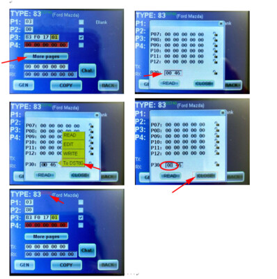 10pcs ID83 4D63 Transponder Chip for Ford for Mazda Support All