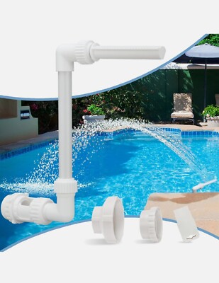 Pool Waterfall Spray Pond Fountain - Water Fun Sprinklers above in Ground Swim
