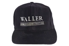Vtg 90s Distressed Waller & Son Norwalk Connecticut Spell Out Wool Snapback Hat