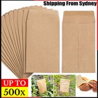 <!--F#f_0-->UP 500x Kraft Paper Seed Packets Garden Home Storage Bags Mini Envelopes 6x11cm<!--F/-->